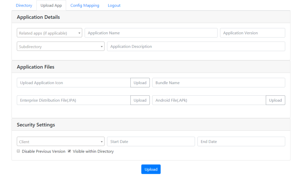 App Store Upload