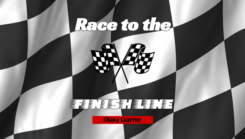 Race Car Game Splash Screen Preview