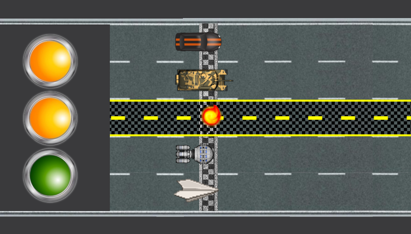Race Car Game Splash Screen Preview